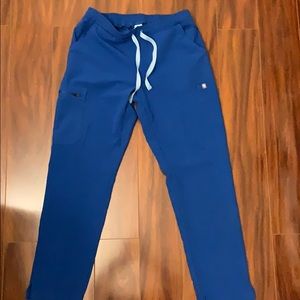 Royal blue  figs scrubs straight leg